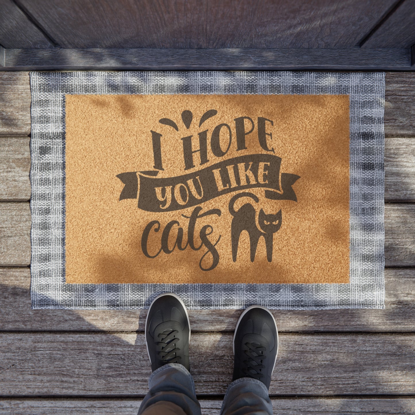 I Hope You Like Cats Doormat