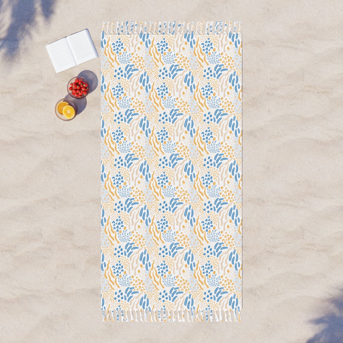 Yellow & Blue All Over Boho Beach Cloth