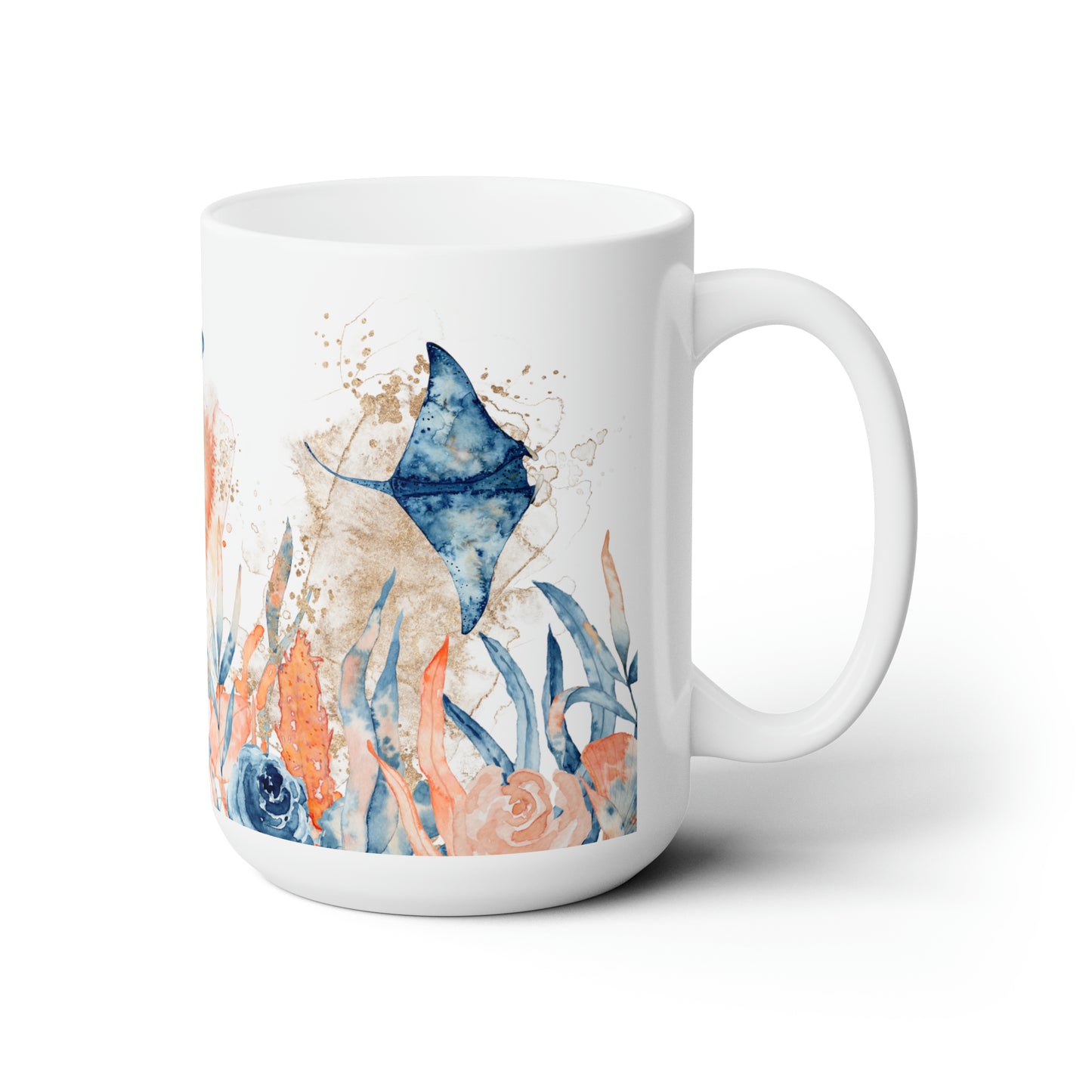 Underwater Sea Ceramic Mug 15oz