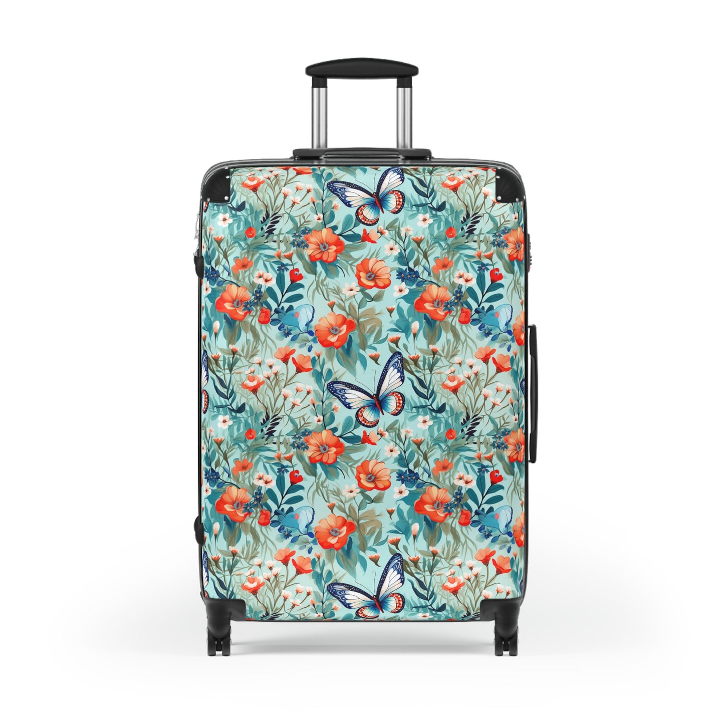 Butterfly Floral Suitcase