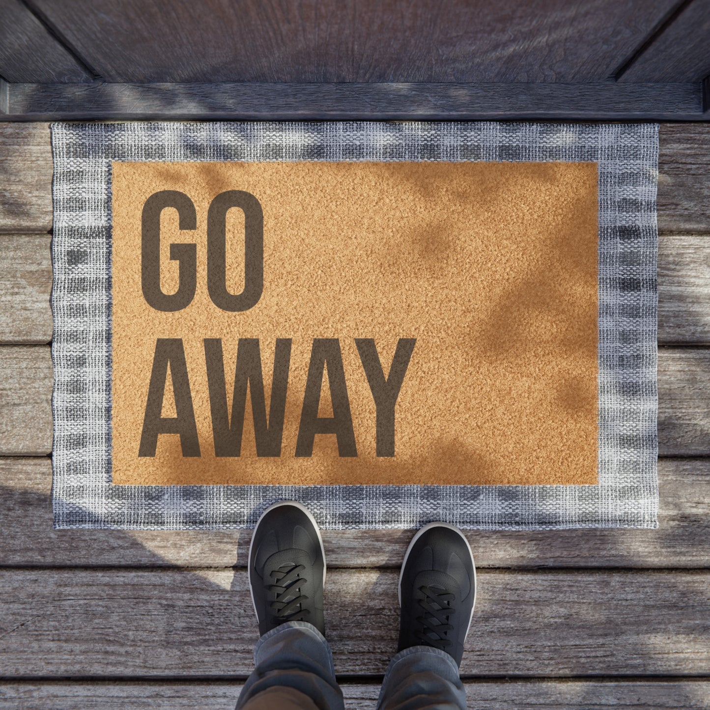 Go Away Doormat