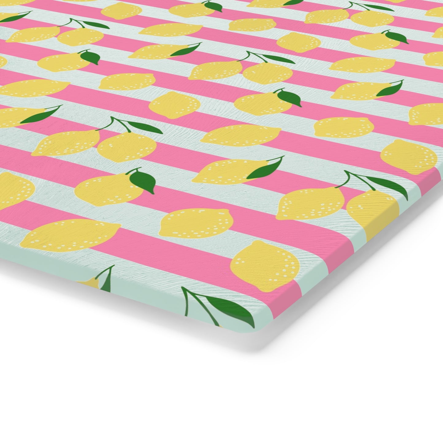 Pink Lemonade Striped Cutting Board