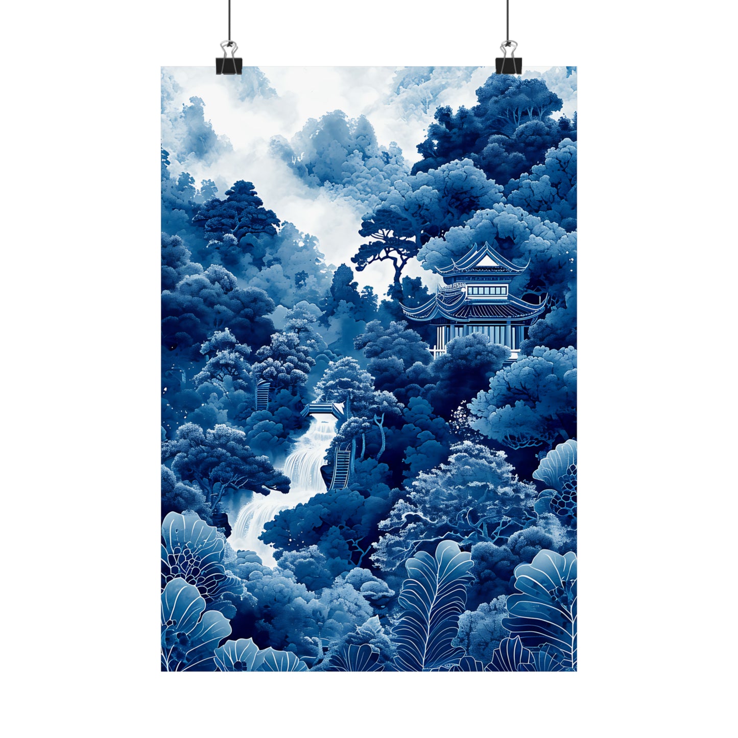 Blue Mountains 2 Matte Vertical Poster