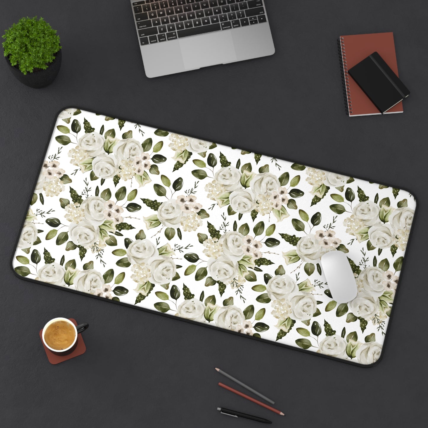 April Floral Desk Mat