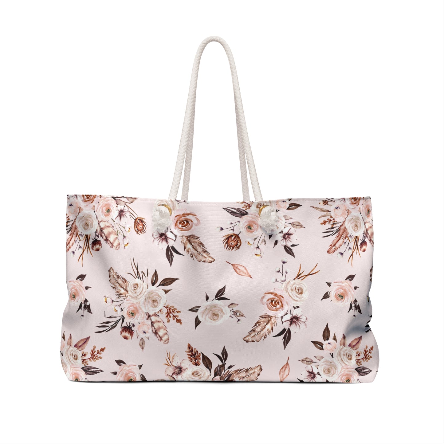 Pink Floral Weekender Bag