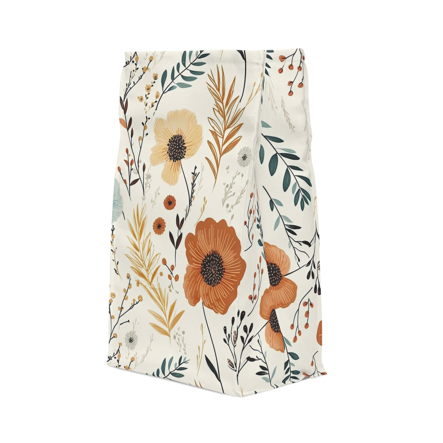 Floral Polyester Lunch Bag