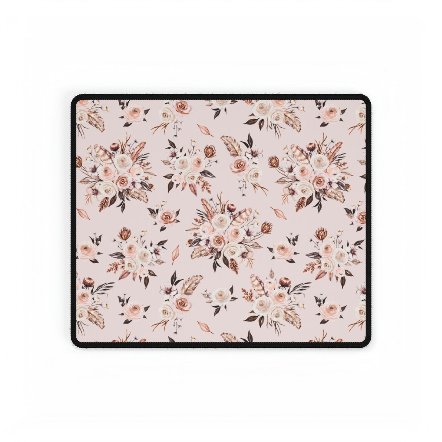 Pink Floral Desk Mat