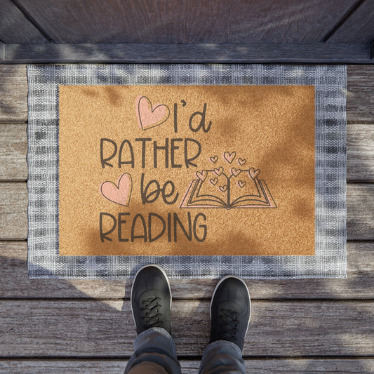 I'd Rather Be Reading Doormat