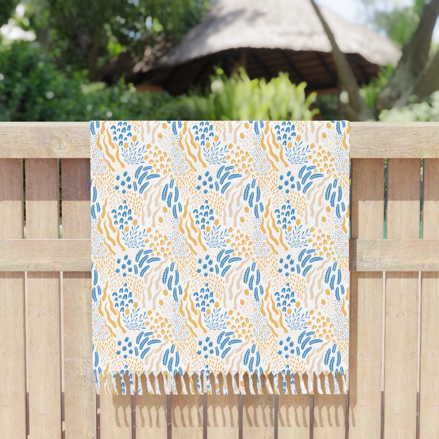 Yellow & Blue All Over Boho Beach Cloth