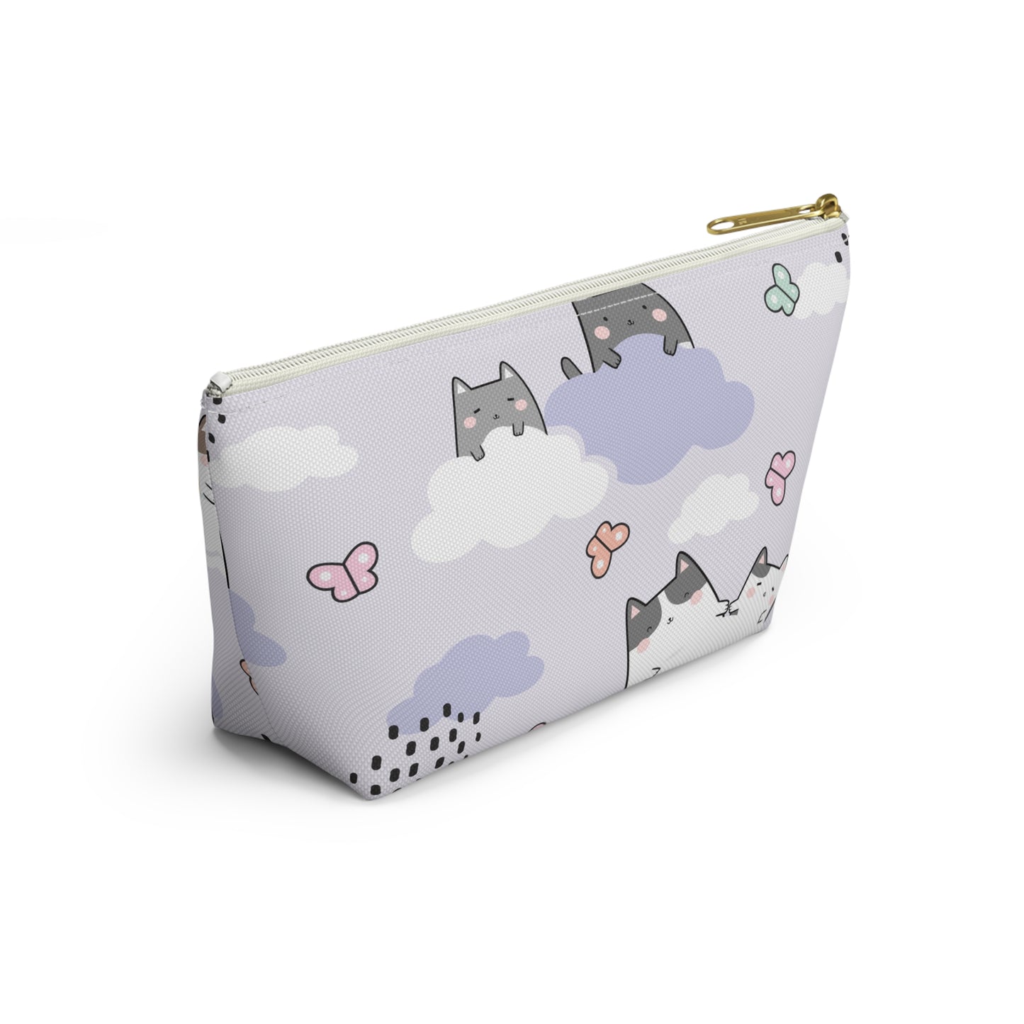 Cat Clouds Accessory Pouch w T-bottom