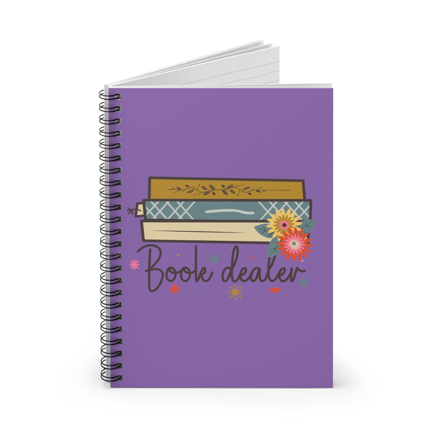 Book Dealer Spiral Notebook - Ruled Line