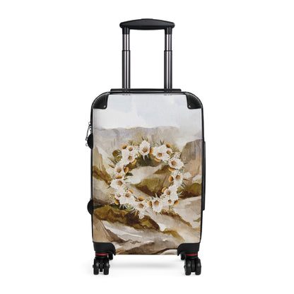 March Landscape Floral Suitcase