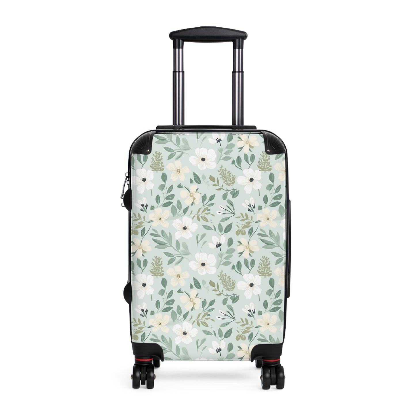 Sage Floral Suitcase