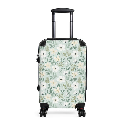 Sage Floral Suitcase