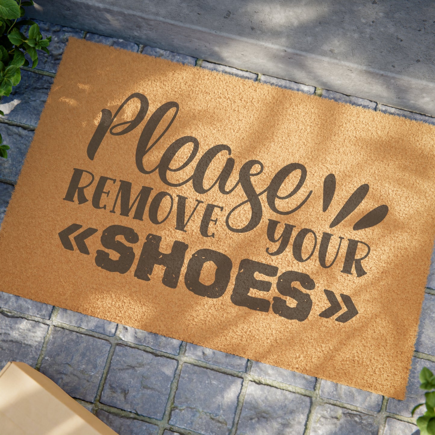 Please Remove Your Shoes Doormat