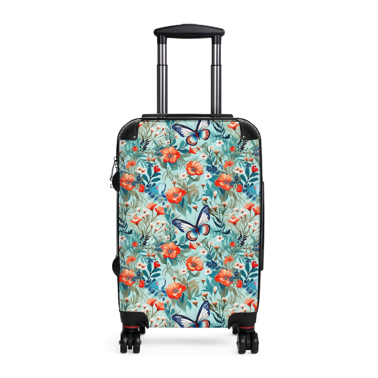 Butterfly Floral Suitcase