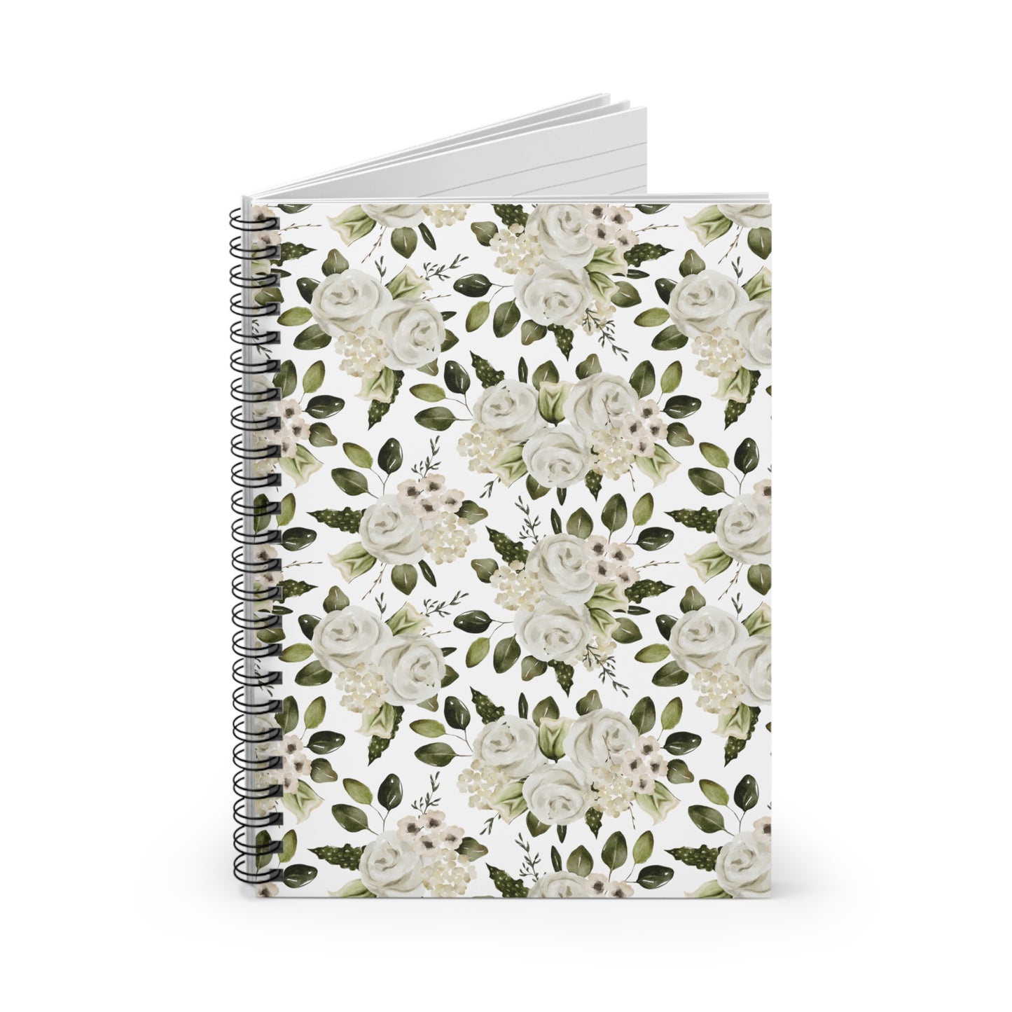 April Floral Spiral Notebook - Ruled Line