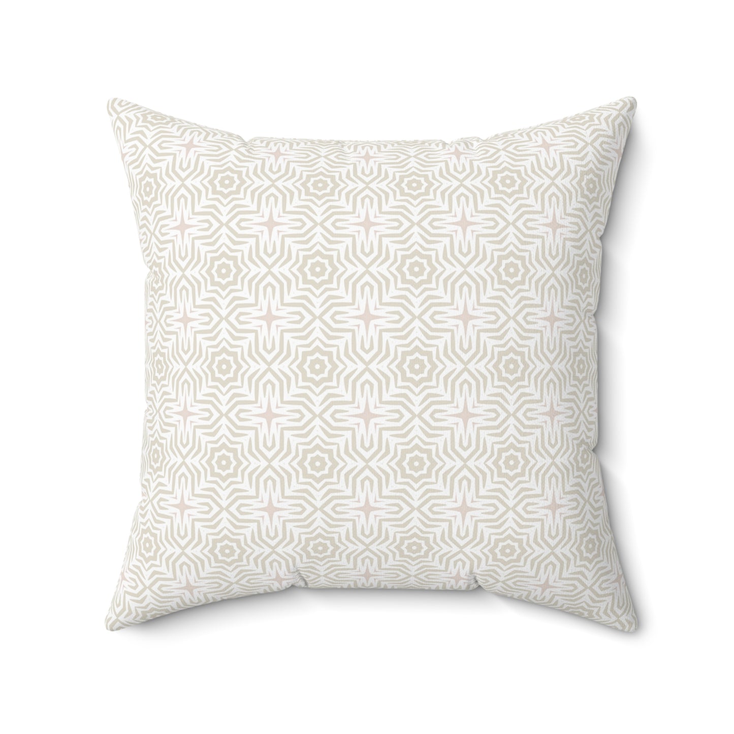 Booktrovert Geometric Faux Suede Square Pillow