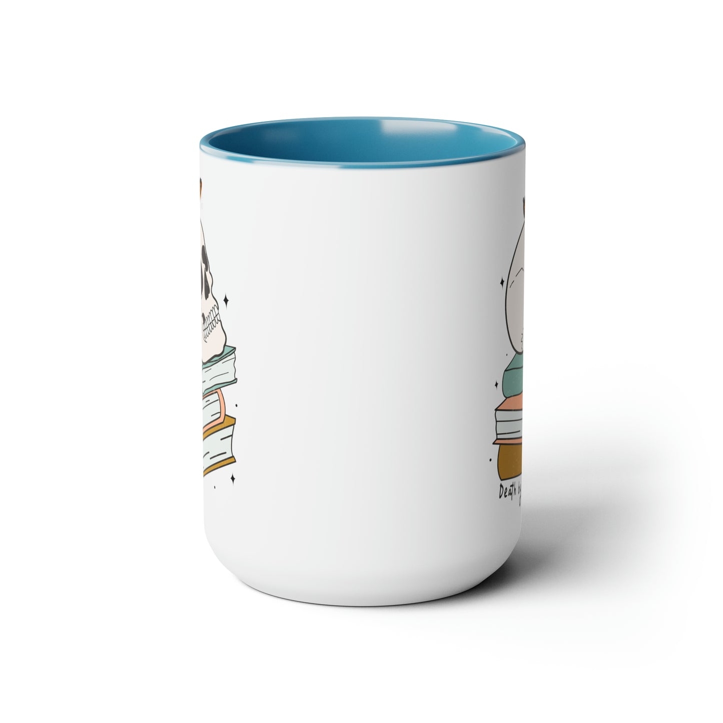 Death by TBR Two-Tone Coffee Mugs, 15oz