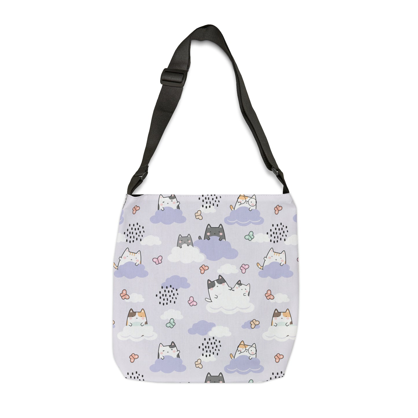 Cat Clouds Adjustable Tote Bag