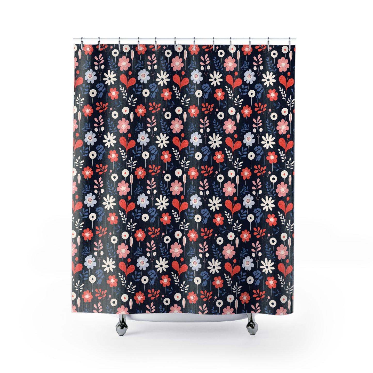 Dark Scandi Shower Curtains