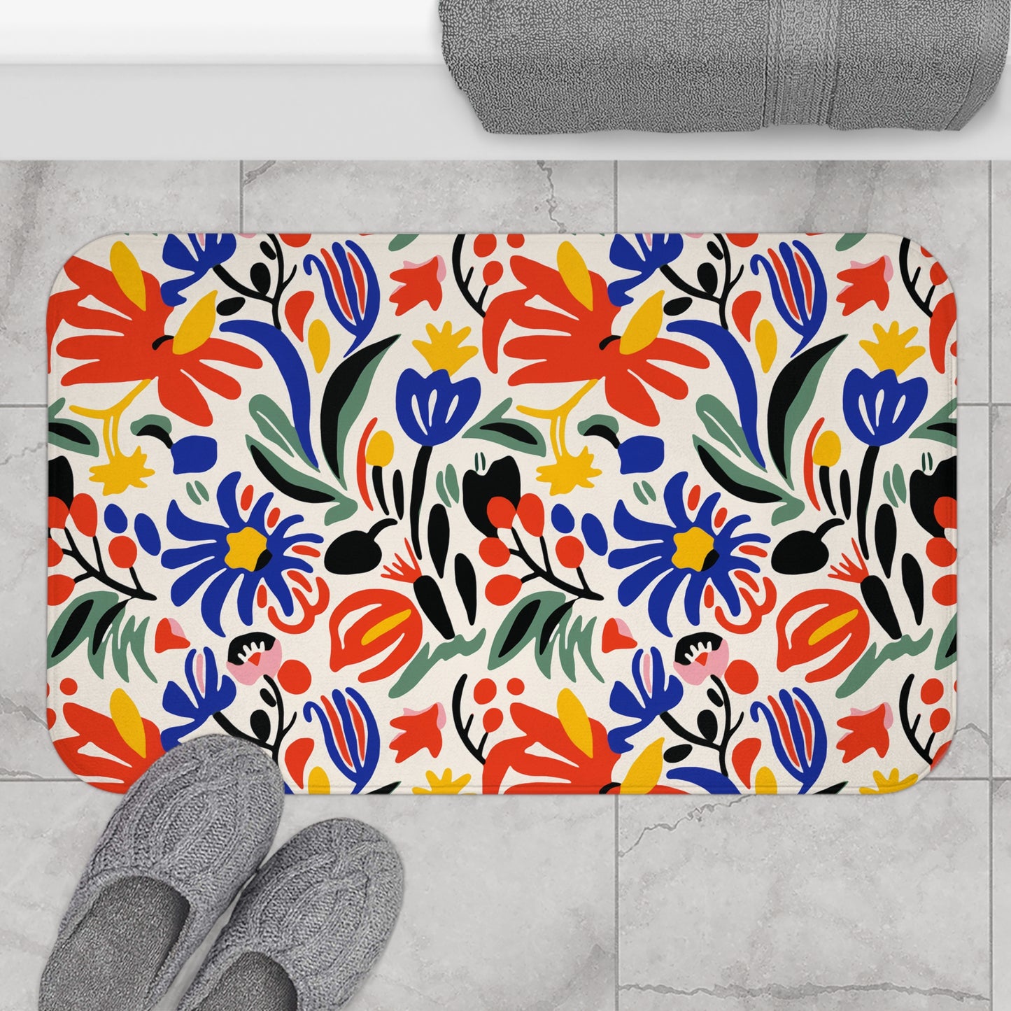 Matisse Inspired Bath Mat