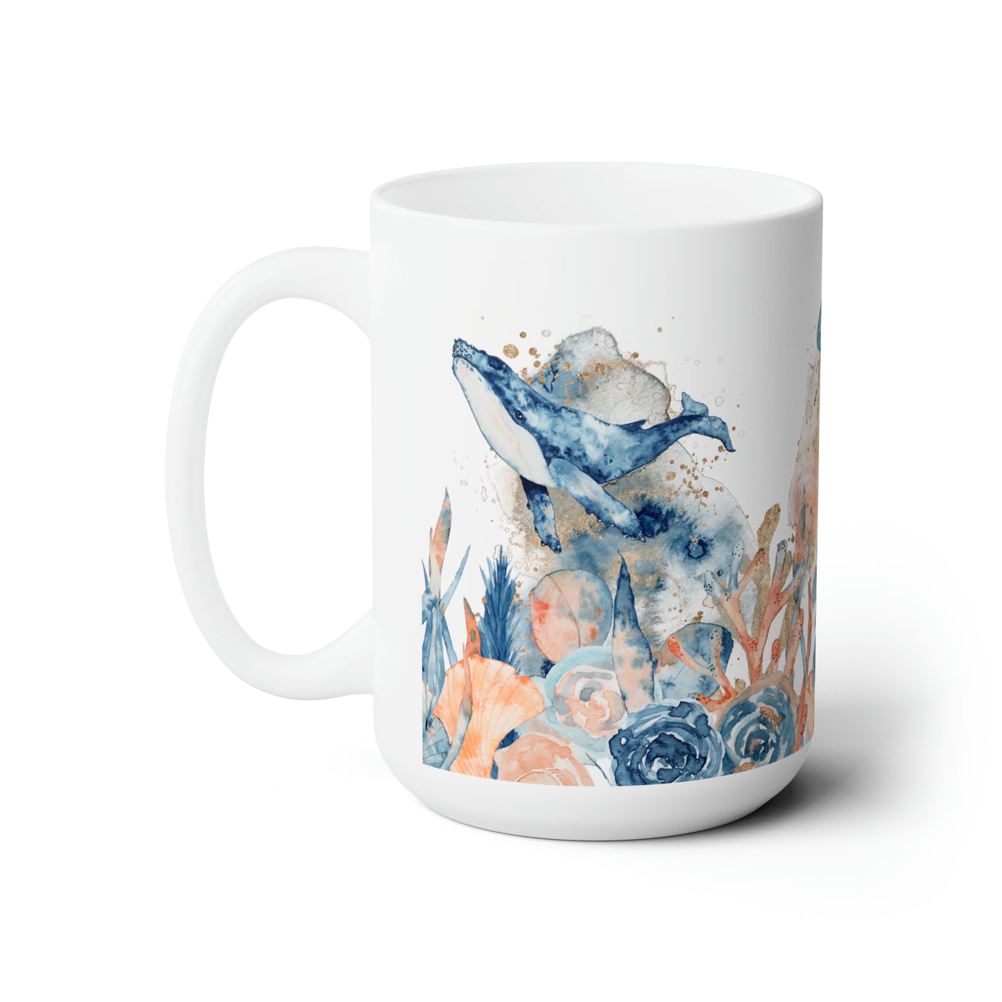 Underwater Sea Ceramic Mug 15oz