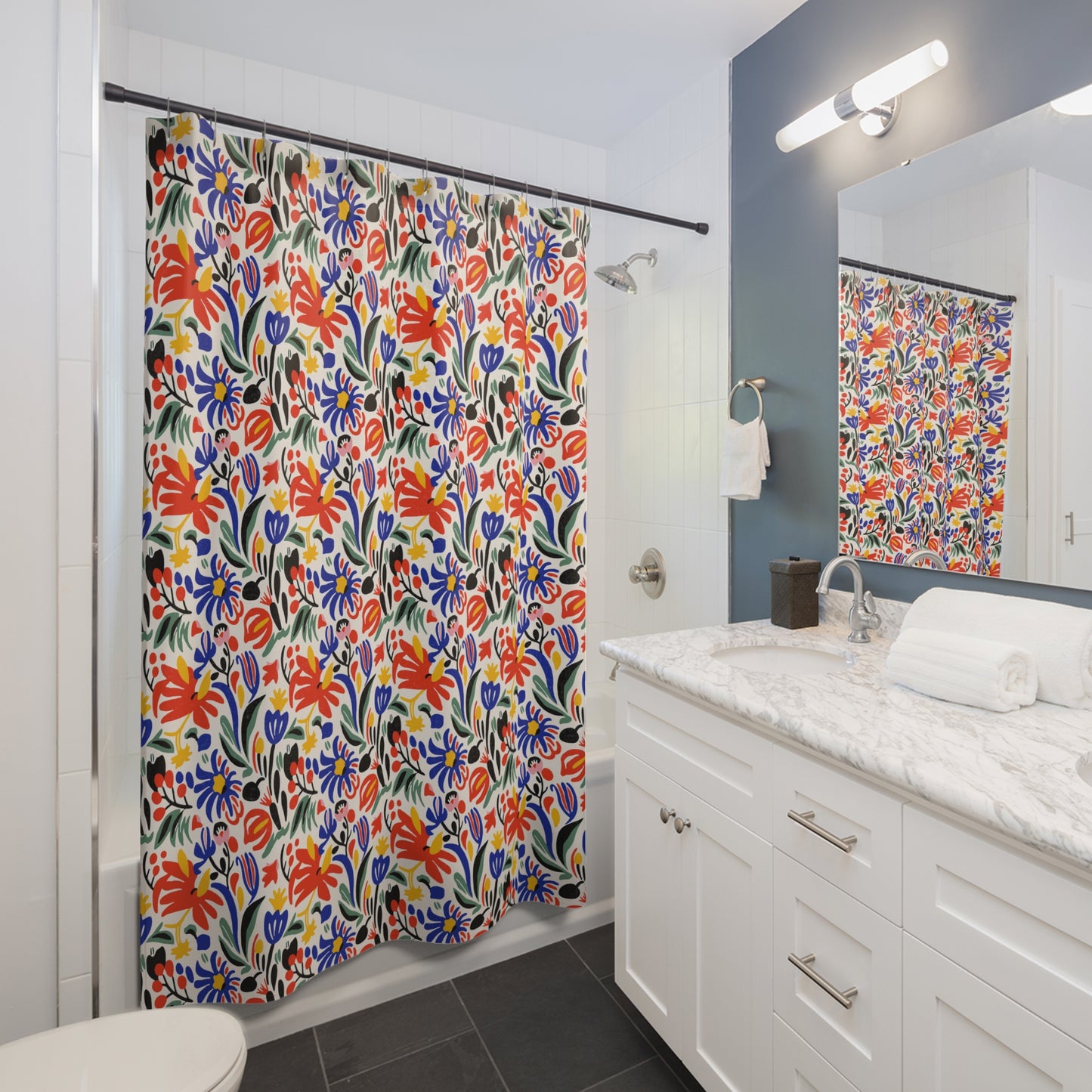 Matisse Inspired Shower Curtains