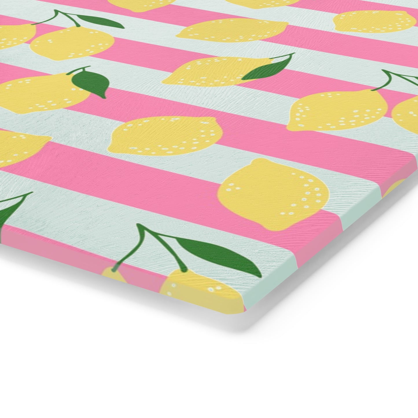 Pink Lemonade Striped Cutting Board