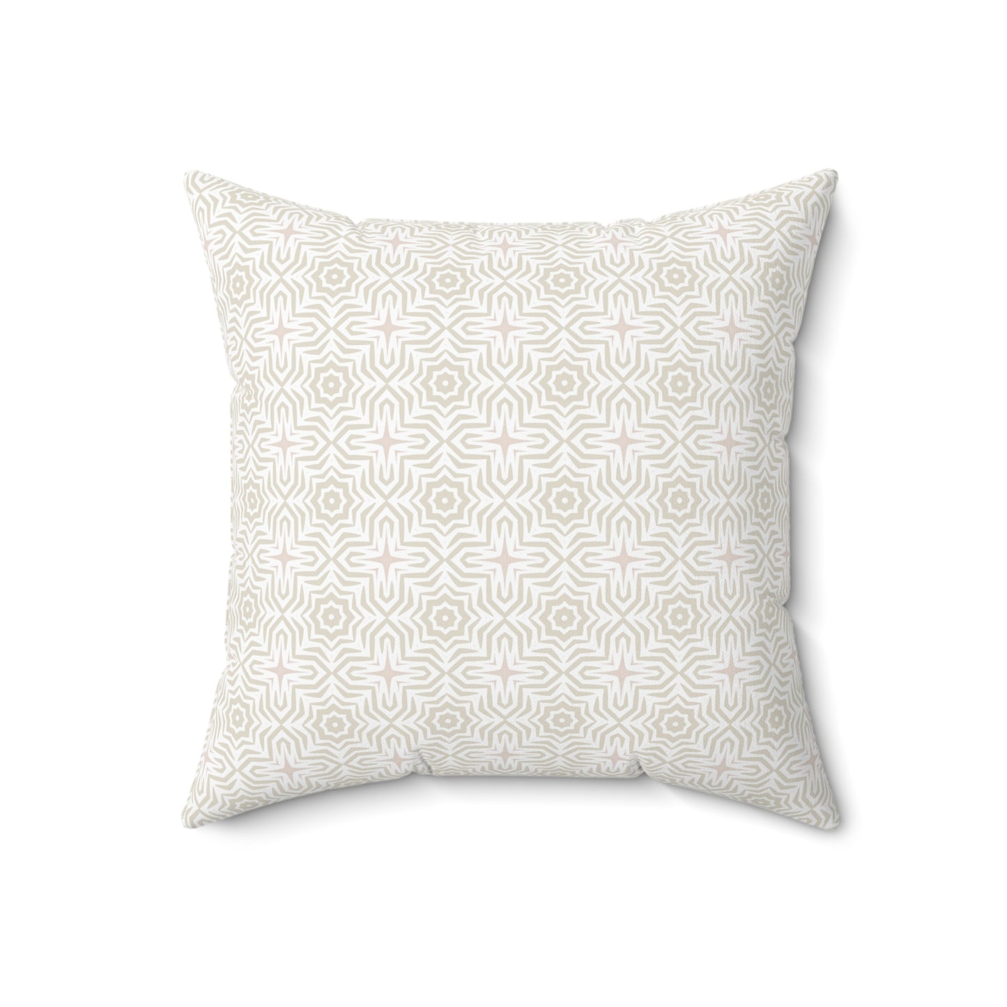 Booktrovert Geometric Faux Suede Square Pillow