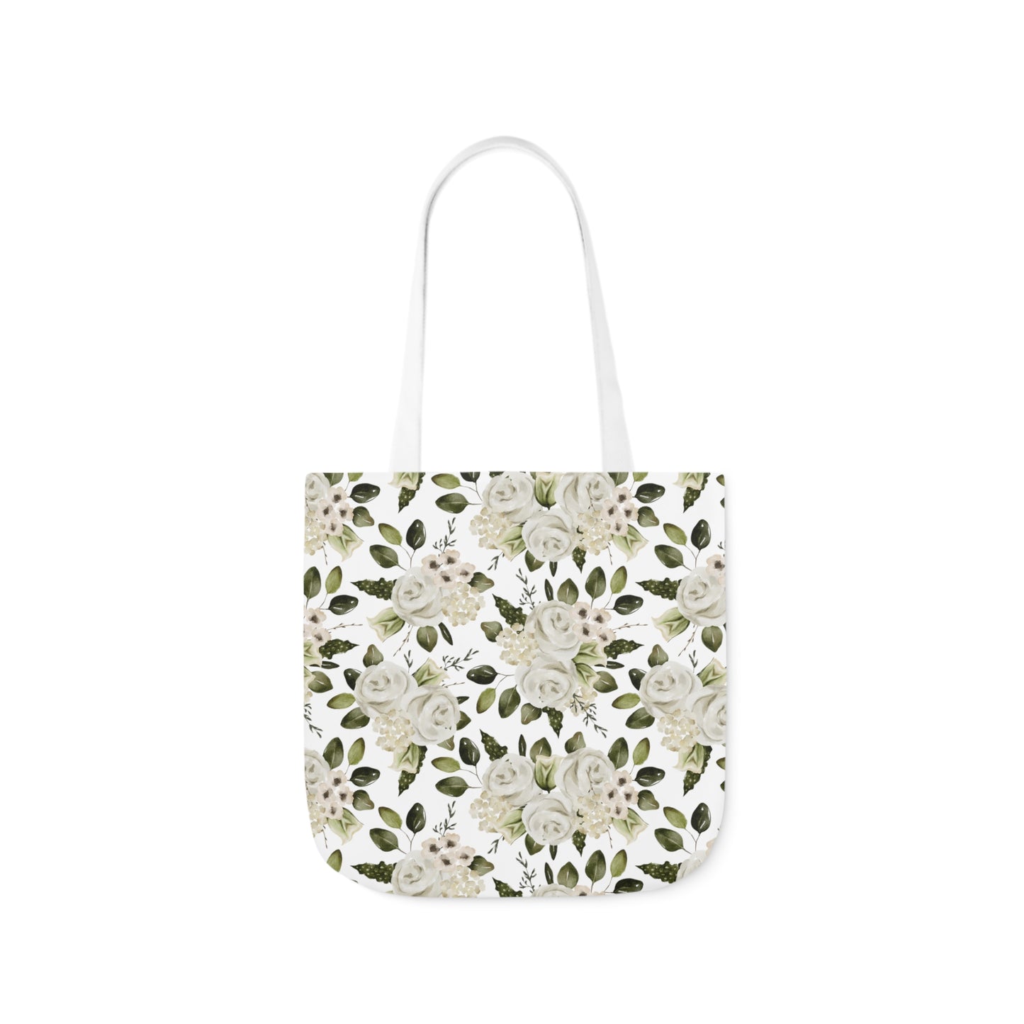 April Floral Canvas Tote Bag, 5-Color Straps