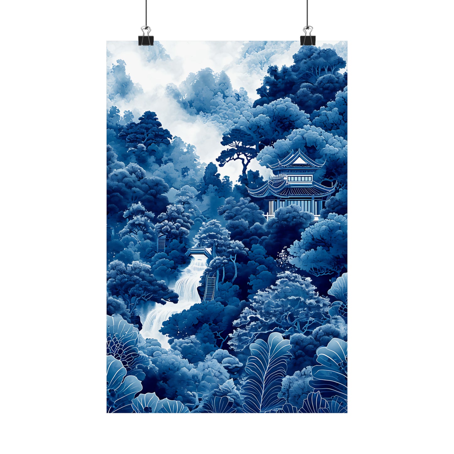 Blue Mountains 2 Matte Vertical Poster