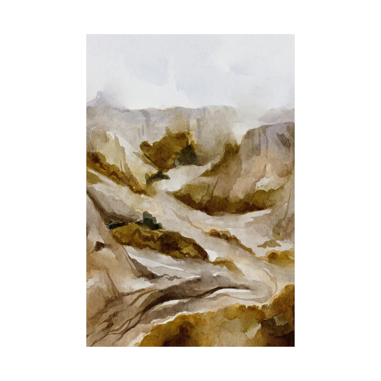 March Landscape Matte Vertical Poster