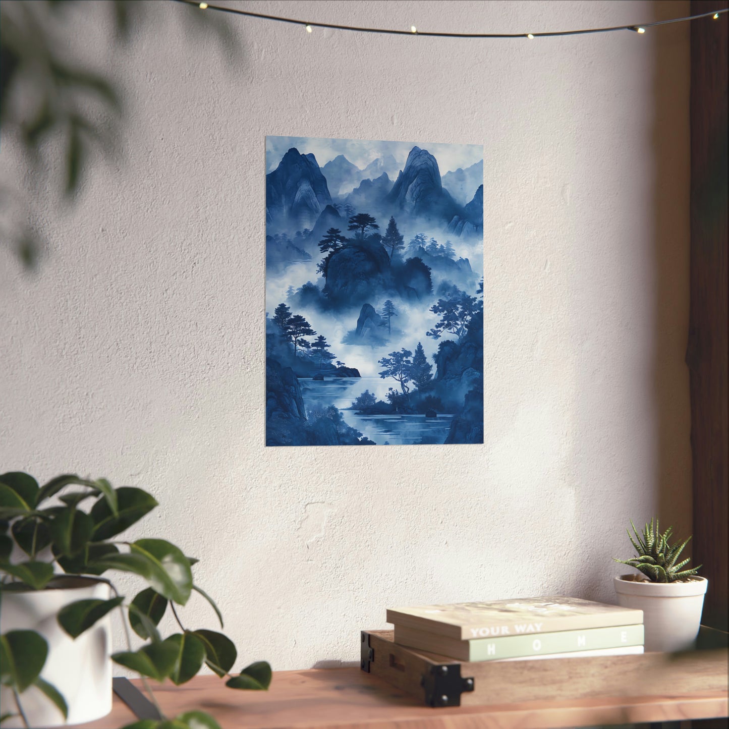 Blue Mountains 1 Matte Vertical Poster