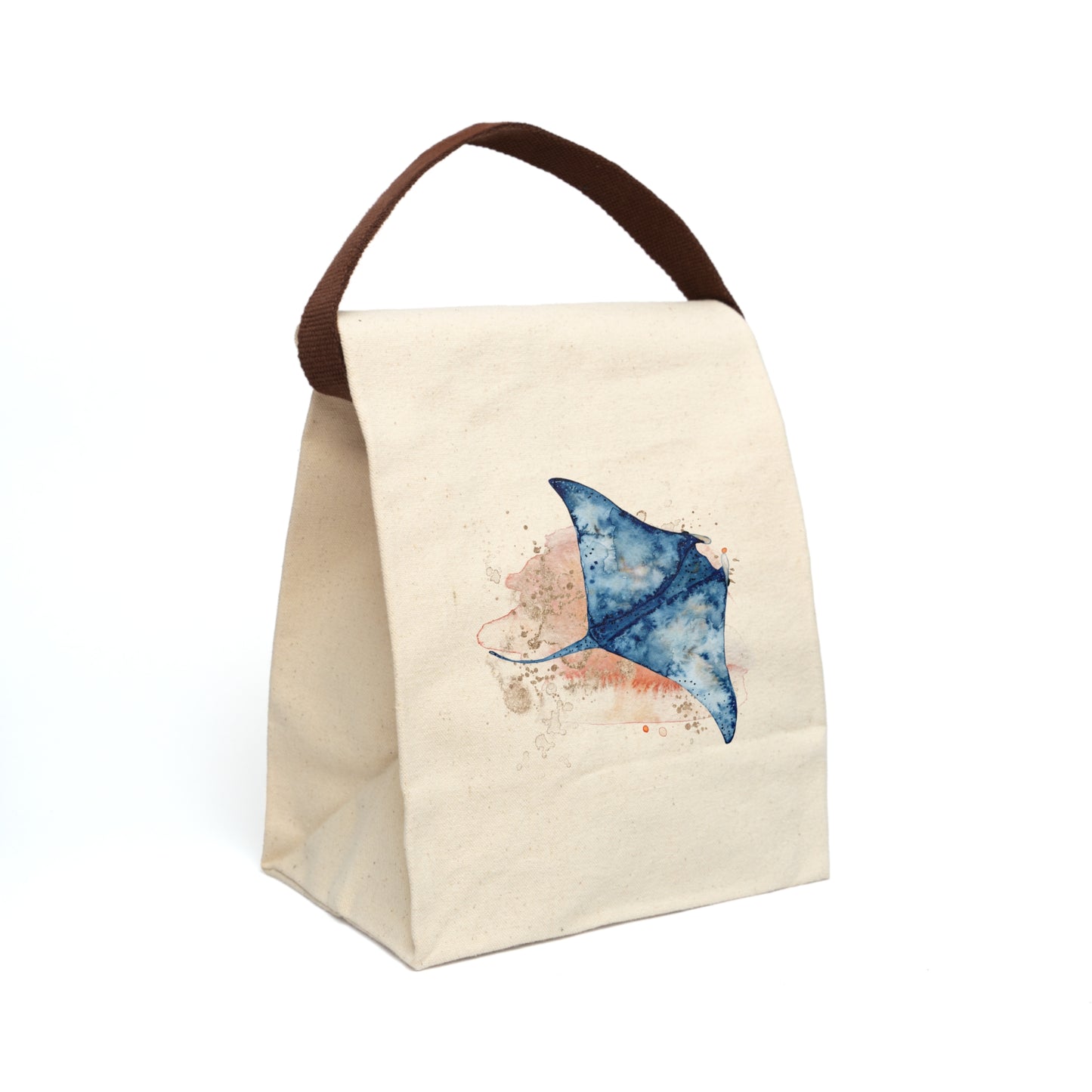 Underwater Sea Canvas Lunch Bag With Strap