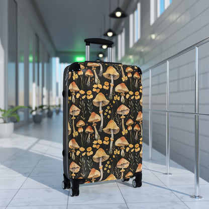 Yellow Mushroom Suitcase