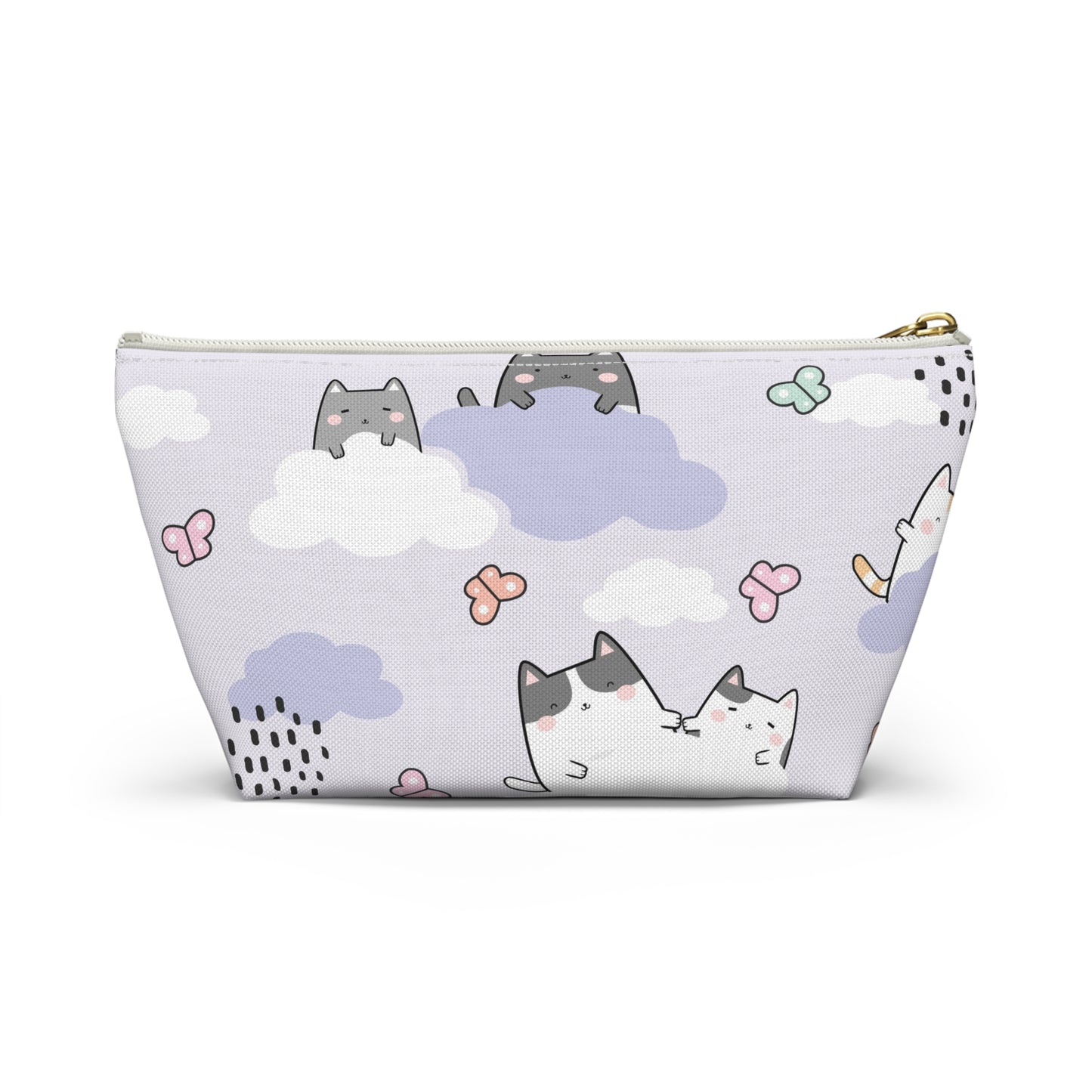 Cat Clouds Accessory Pouch w T-bottom