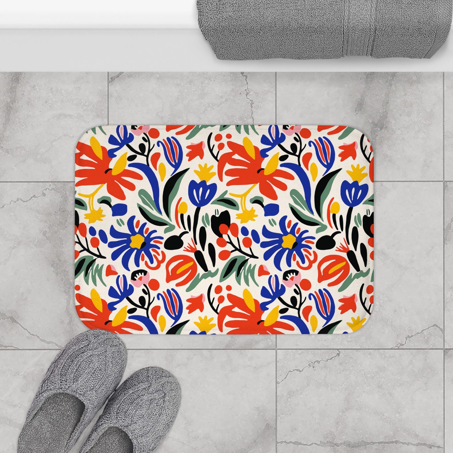 Matisse Inspired Bath Mat