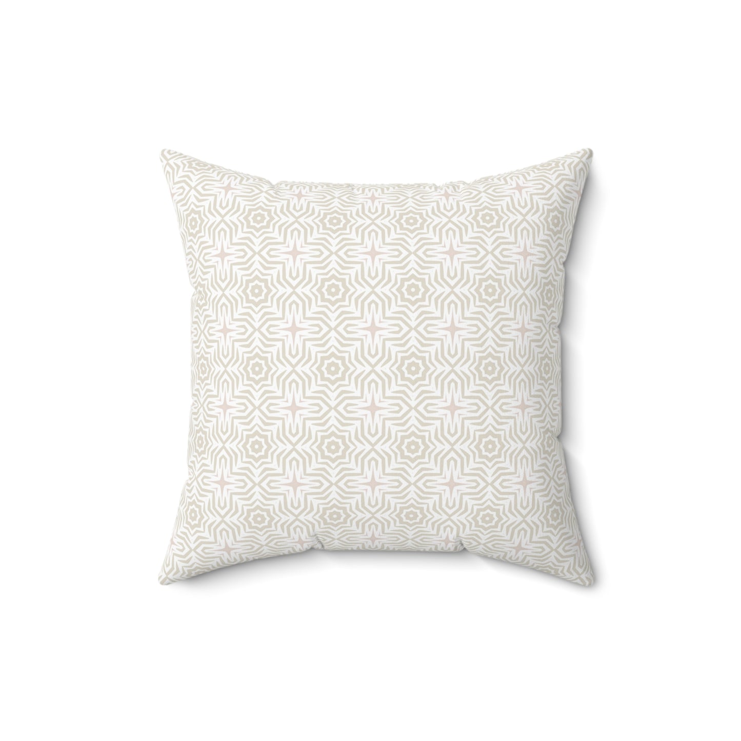 Booktrovert Geometric Faux Suede Square Pillow