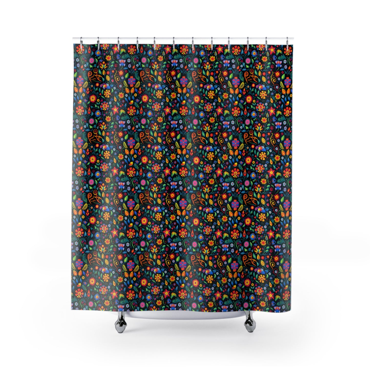 Mexican Floral Shower Curtains