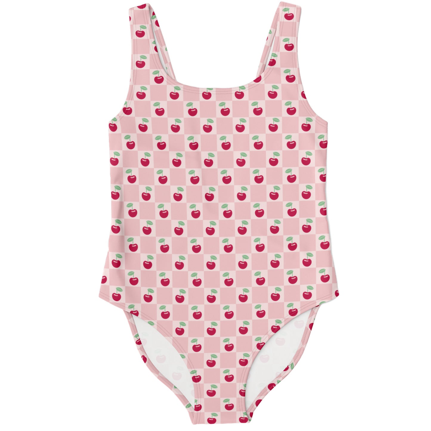 Pink Cherry One-Piece Swimsuit