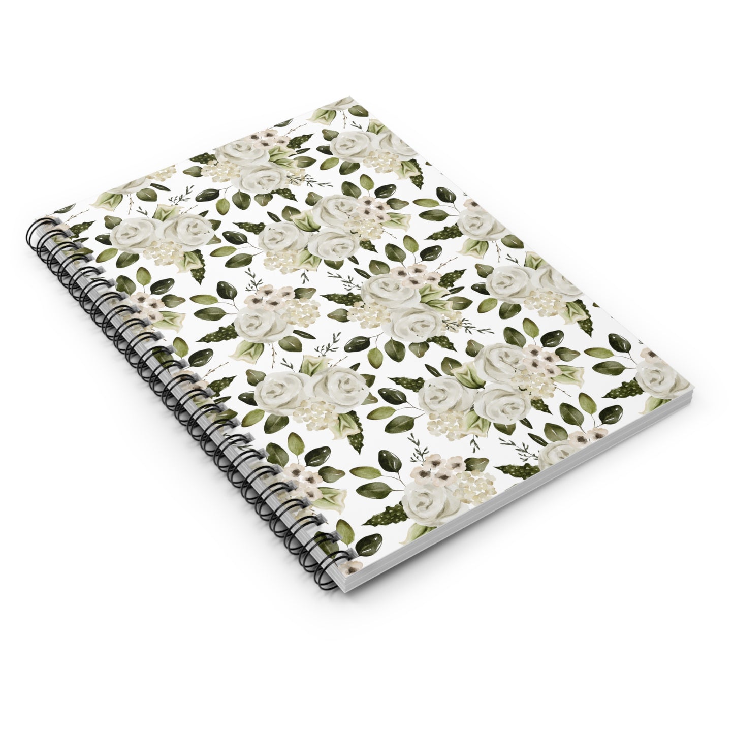 April Floral Spiral Notebook - Ruled Line