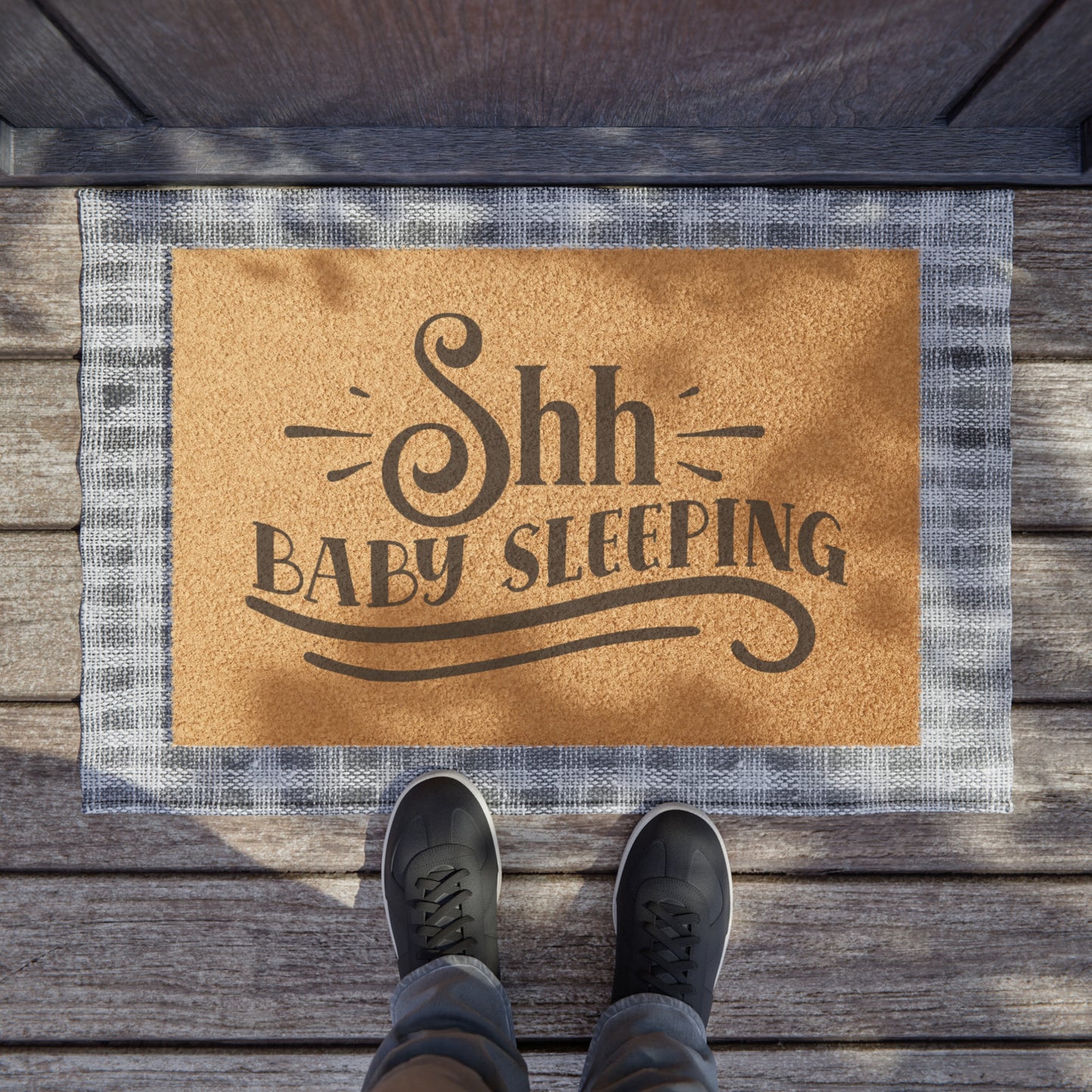 Shh Baby Sleeping Doormat