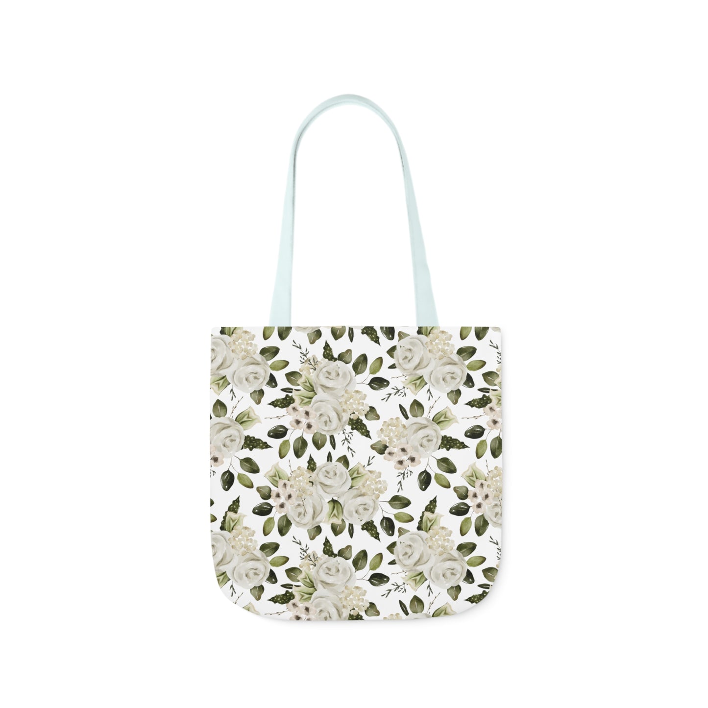 April Floral Canvas Tote Bag, 5-Color Straps