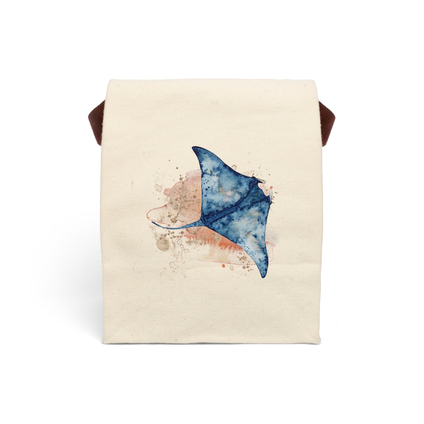 Underwater Sea Canvas Lunch Bag With Strap