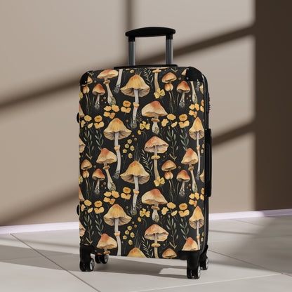 Yellow Mushroom Suitcase