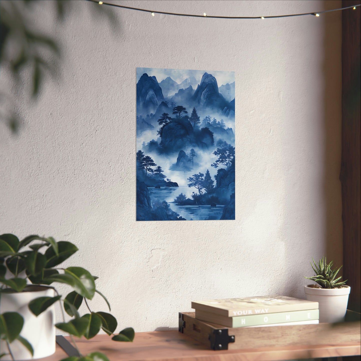 Blue Mountains 1 Matte Vertical Poster