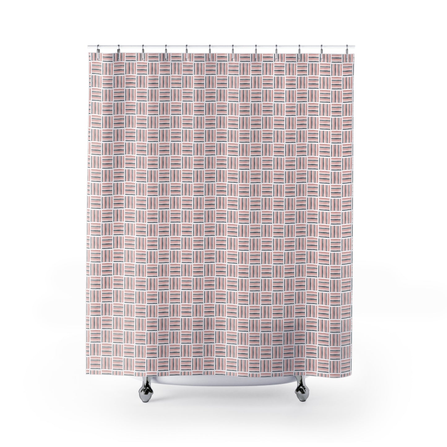 Crosshatch Shower Curtains