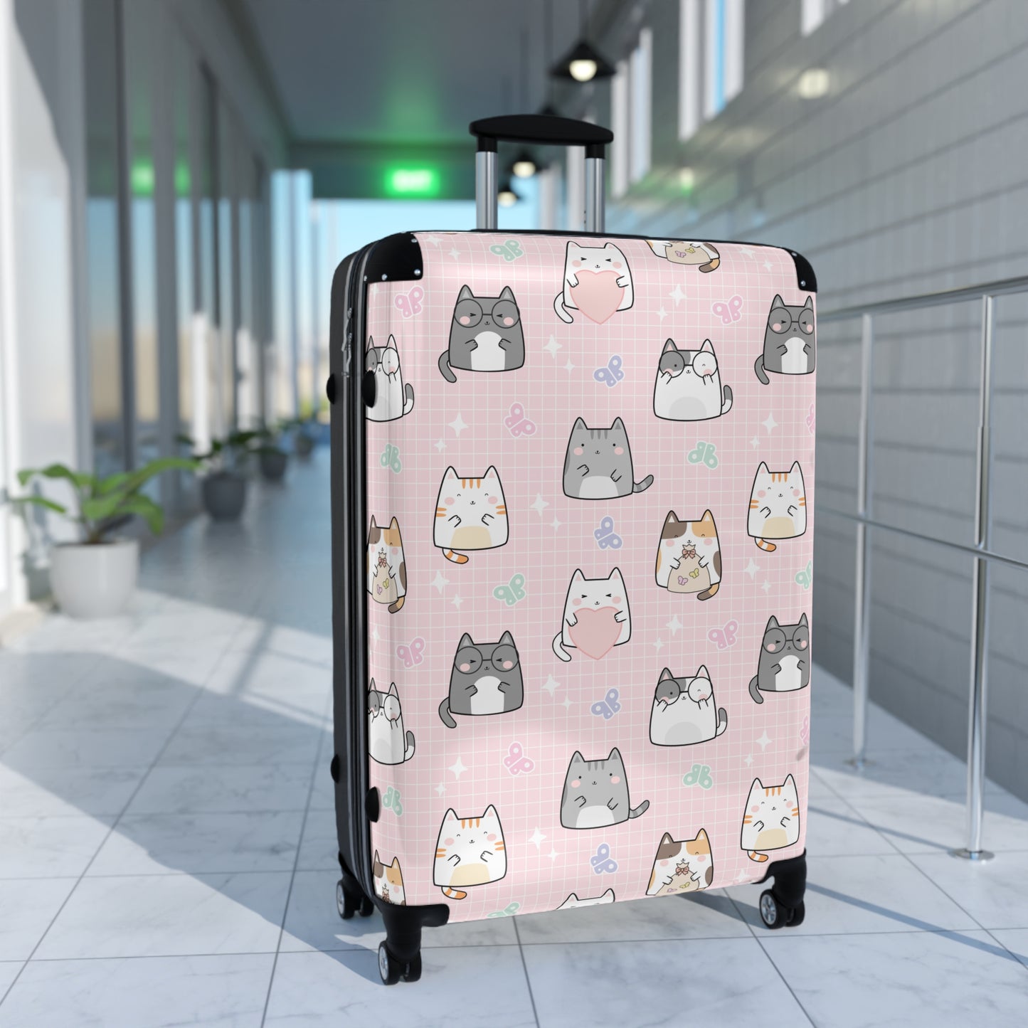 Pink Cats Suitcase