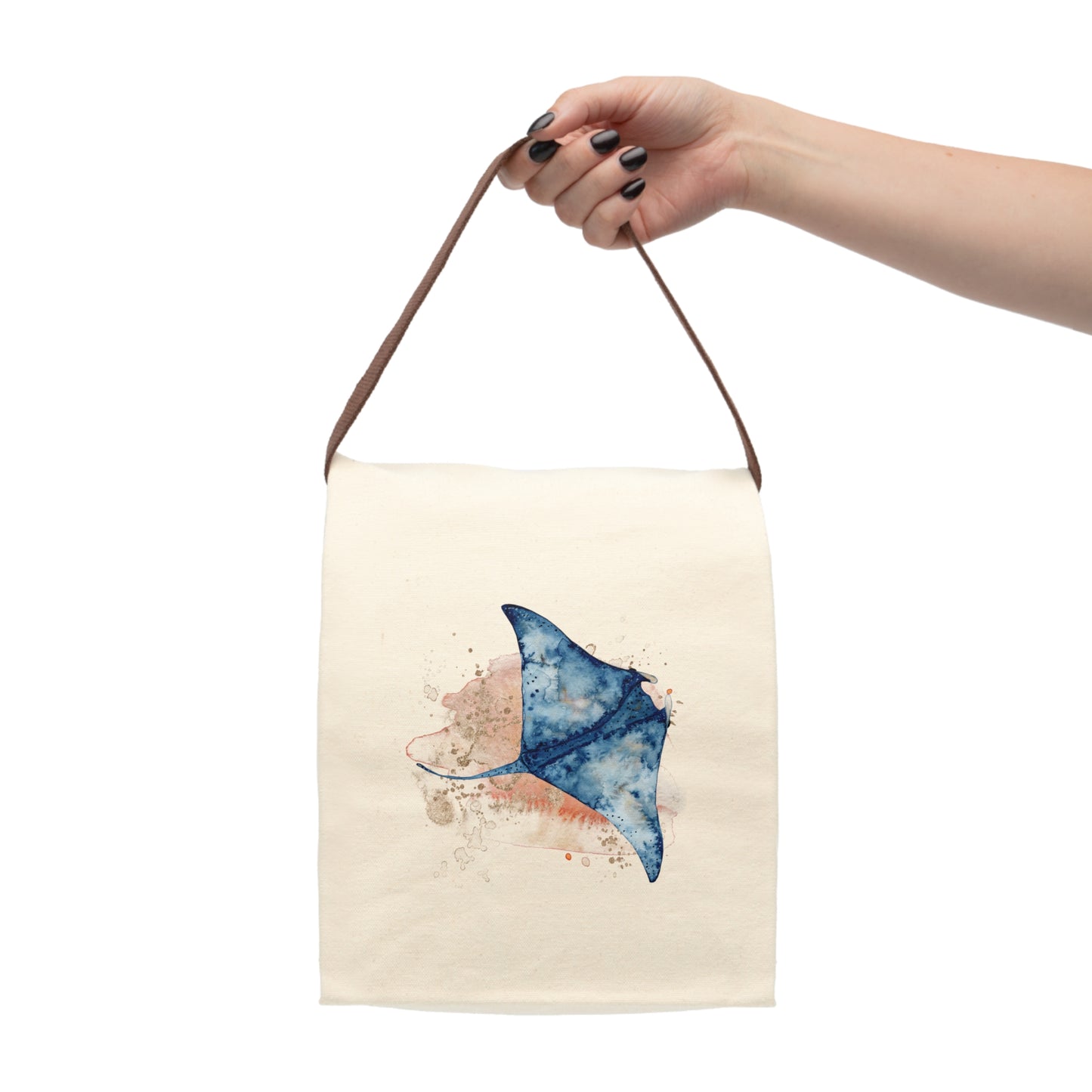 Underwater Sea Canvas Lunch Bag With Strap